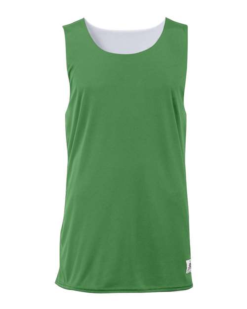 Badger 2129 Youth B-Core Reversible Tank Top - Kelly/ White - front