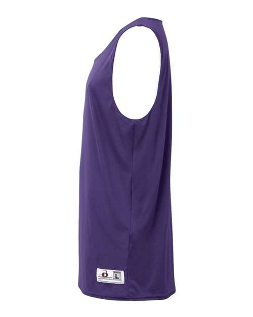 Badger 2129 Youth B-Core Reversible Tank Top - Purple/ White - side