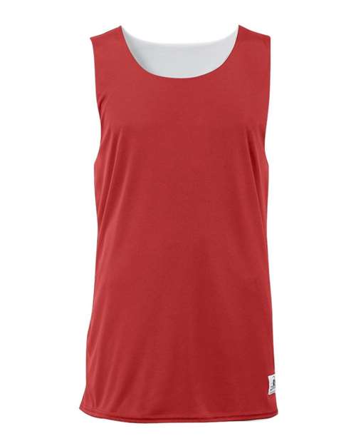 Badger 2129 Youth B-Core Reversible Tank Top - Red/ White - front