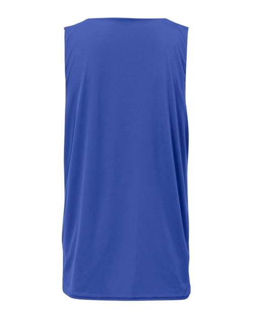 Badger 2129 Youth B-Core Reversible Tank Top - Royal/ White - back