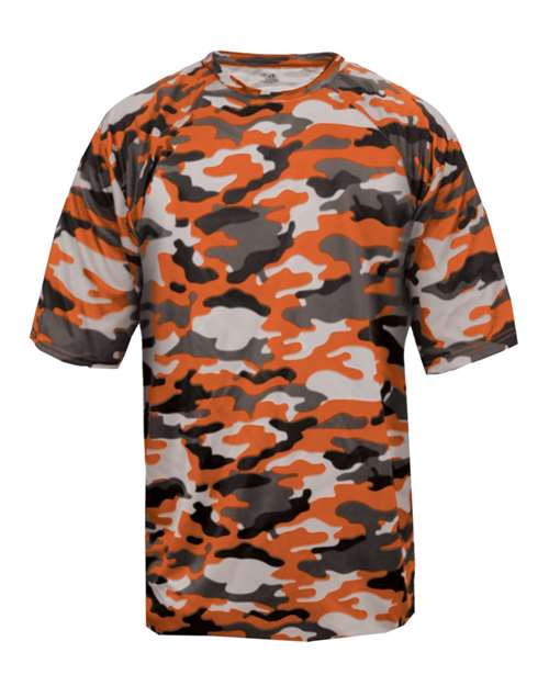Badger 4181 Men's Camo T-Shirt - Burnt Orange - front