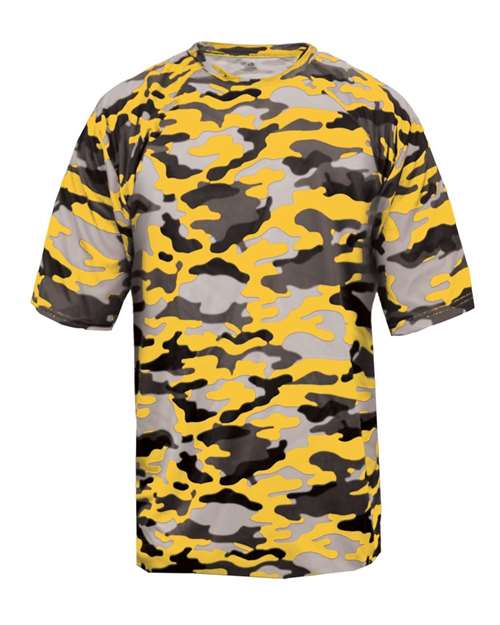 Badger 4181 Men's Camo T-Shirt - Gold - front