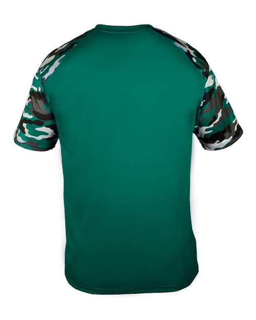 Badger 2141 Youth Camo Sport T-Shirt - Forest/ Forest Camo - back