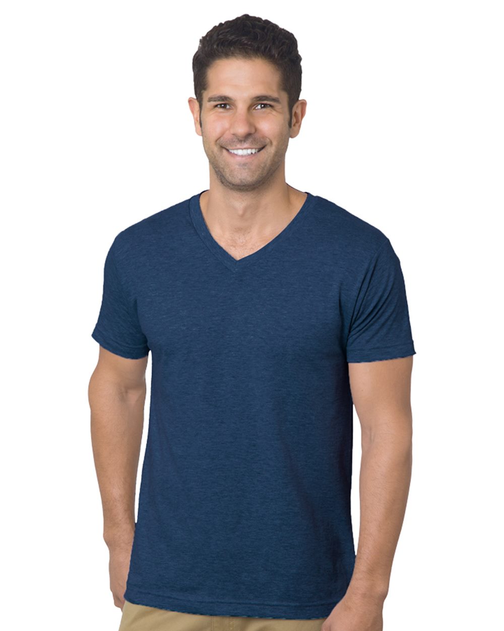 Bayside 5025 Unisex USA-Made V-Neck T-Shirt - style