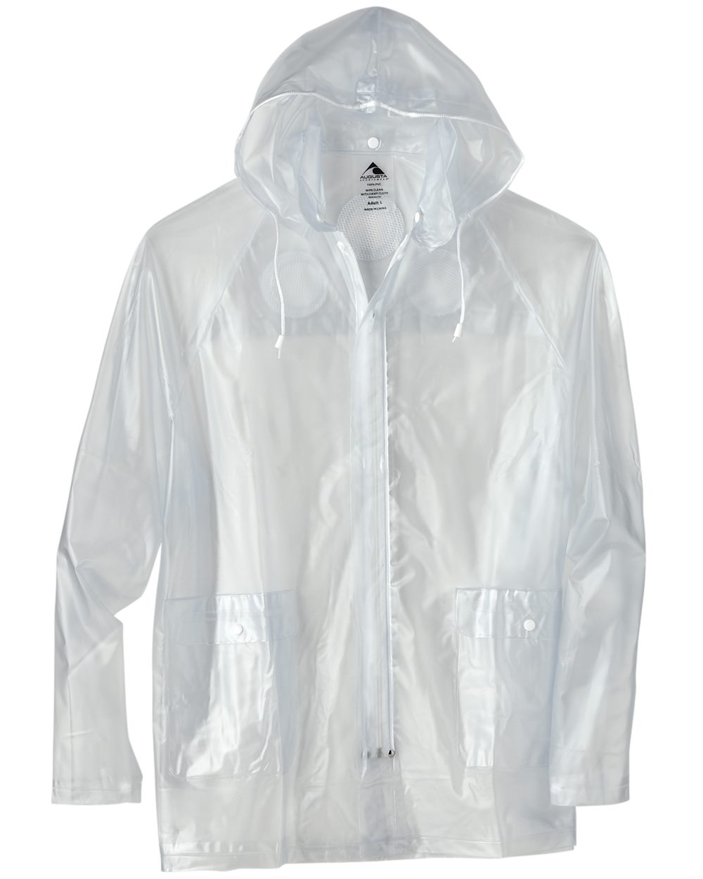 Augusta Sportswear 3160 Men's Clear Hooded Rain Jacket - style