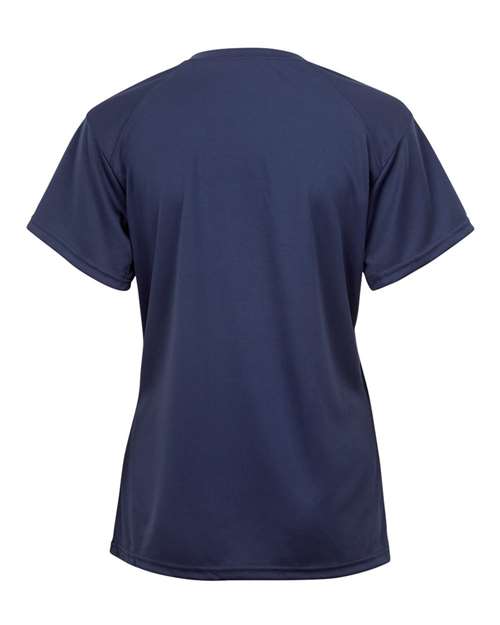 Badger 2162 Youth B-Core V-Neck T-Shirt - Navy - back