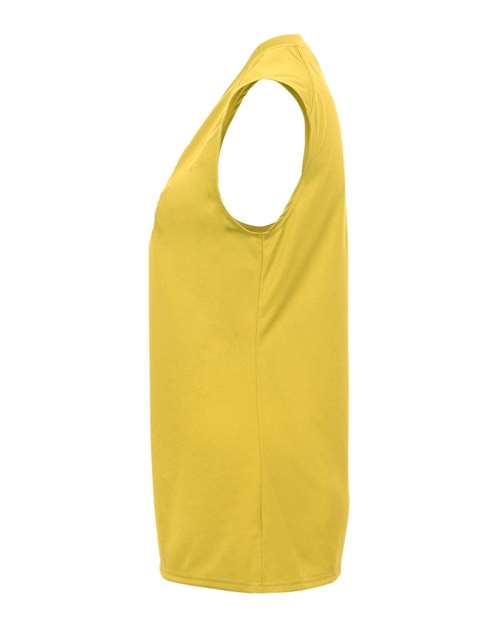 Badger 2163 Girls' B-Core Sleeveless T-Shirt - Gold - side