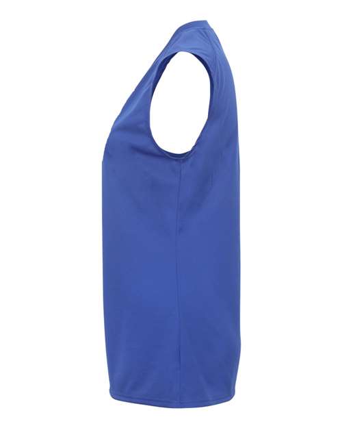 Badger 2163 Girls' B-Core Sleeveless T-Shirt - Royal - side