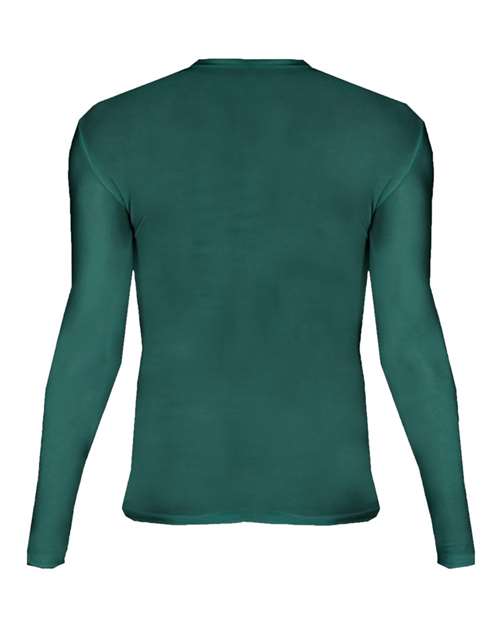 Badger 4605 Men's Pro-Compression Long Sleeve T-Shirt - Forest - back
