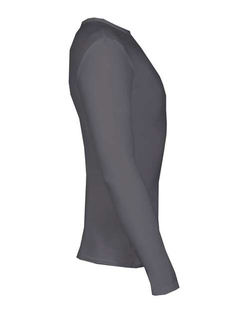 Badger 4605 Men's Pro-Compression Long Sleeve T-Shirt - Graphite - side