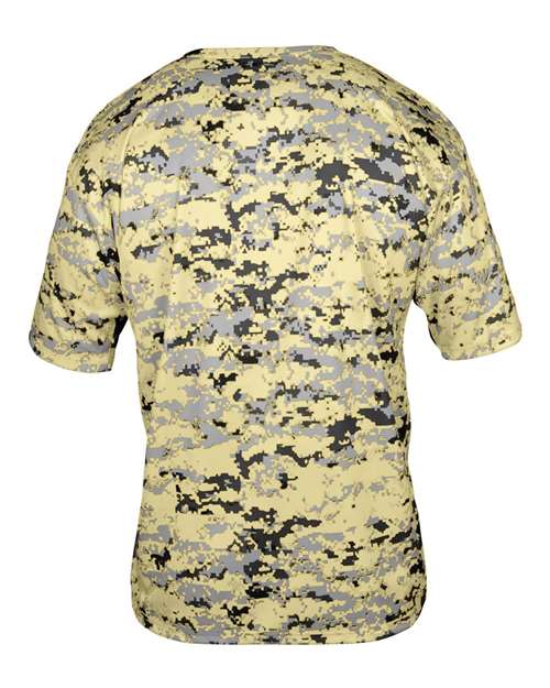Badger 2180 Youth Digital Camo T-Shirt - Vegas Gold Digital - back