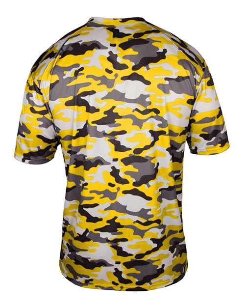 Badger 2181 Youth Camo T-Shirt - Gold - back