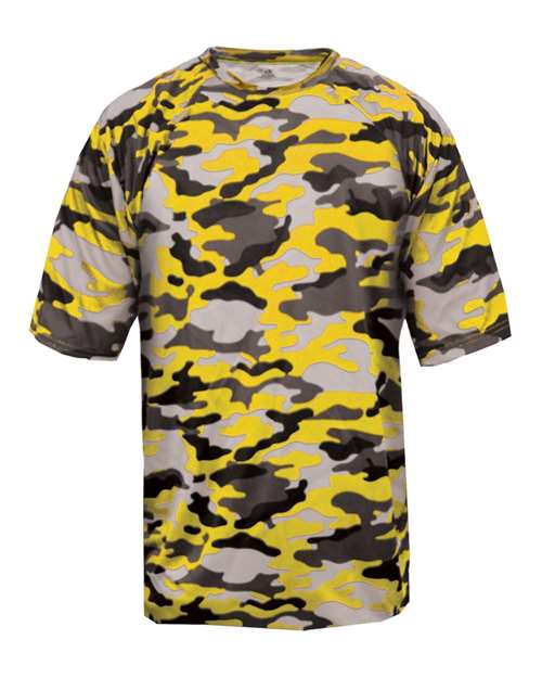Badger 2181 Youth Camo T-Shirt - Gold - front