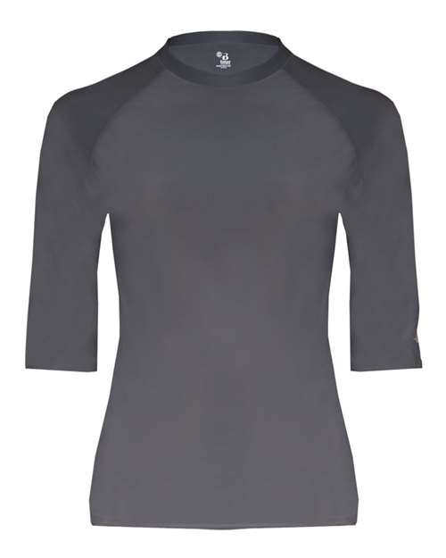 Badger 4627 Men's Pro-Compression Half Sleeve T-Shirt - Graphite - front