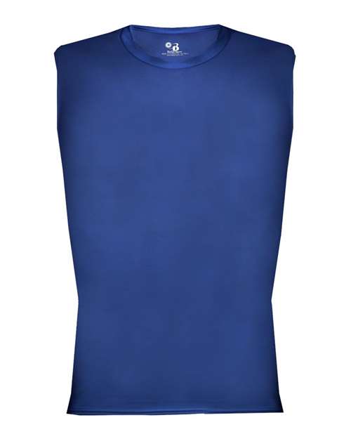 Badger 4631 Men's Pro-Compression Sleeveless T-Shirt - Royal - front
