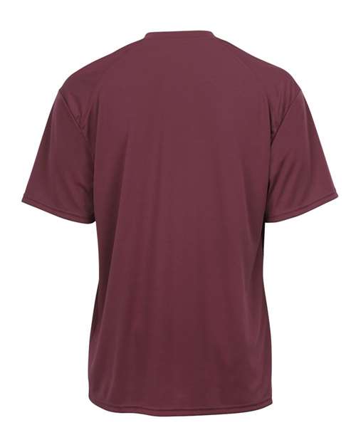 Badger 4820 Men's B-Tech Cotton-Feel T-Shirt - Cardinal - back