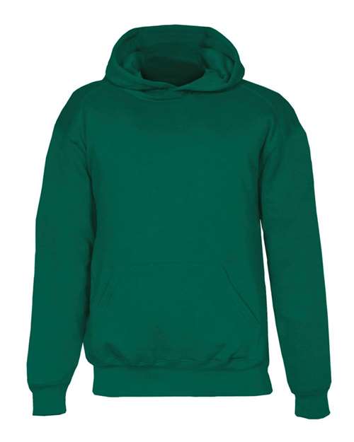 Badger 2254 Youth Hooded Sweatshirt - Forest - front