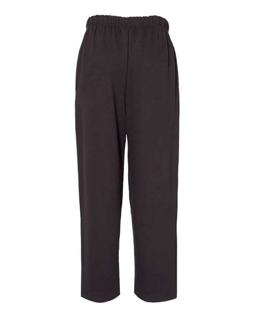 C2 Sport 5577 Men's Open-Bottom Sweatpants - Black - back