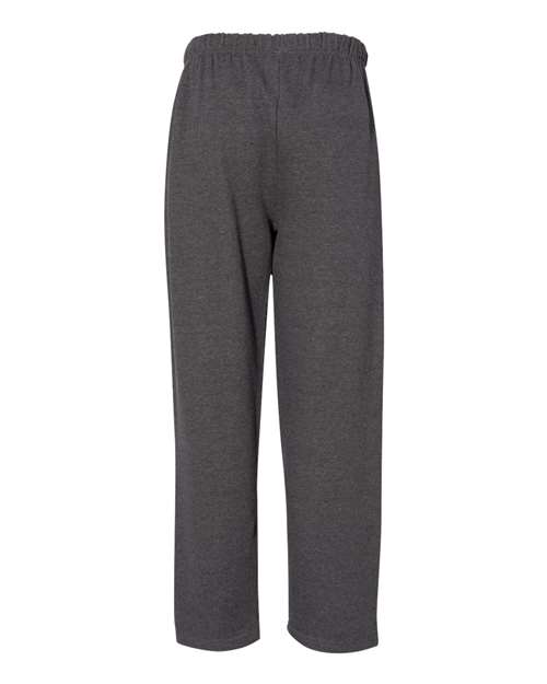 C2 Sport 5577 Men's Open-Bottom Sweatpants - Charcoal - back