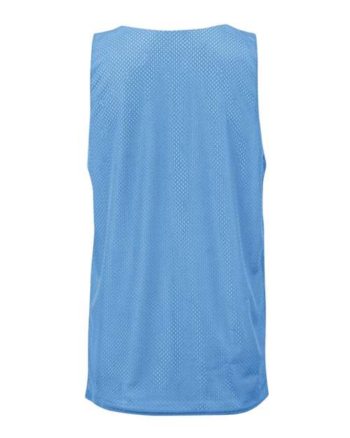 Badger 2529 Youth Pro Mesh Reversible Tank Top - Cardinal/ White - back