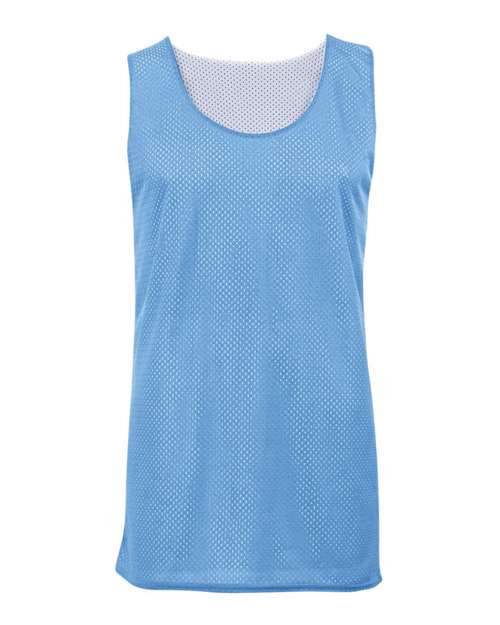Badger 2529 Youth Pro Mesh Reversible Tank Top - Cardinal/ White - front