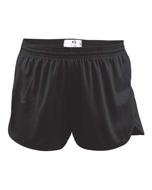 Alleson Athletic 7272 Men's B-Core Track Shorts - Black - front