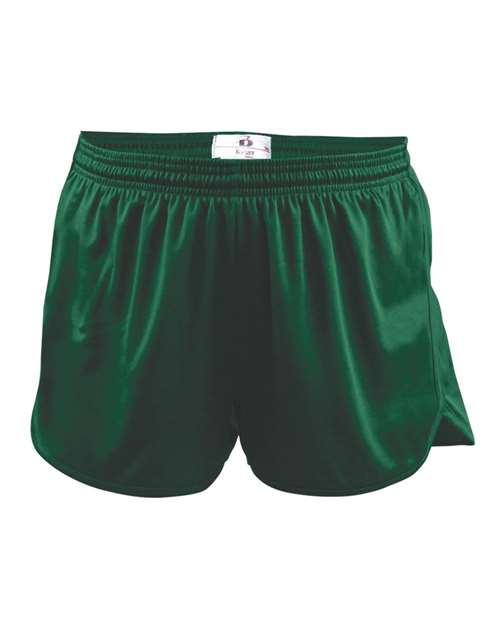 Alleson Athletic 7272 Men's B-Core Track Shorts - Forest - front
