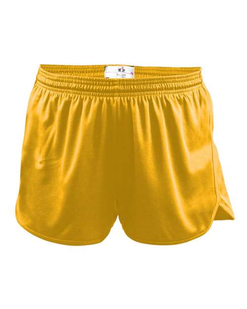 Alleson Athletic 7272 Men's B-Core Track Shorts - Gold - front