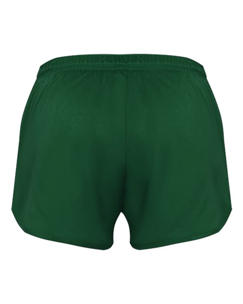 Alleson Athletic 7278 Women's B-Core Track Shorts - Forest - back