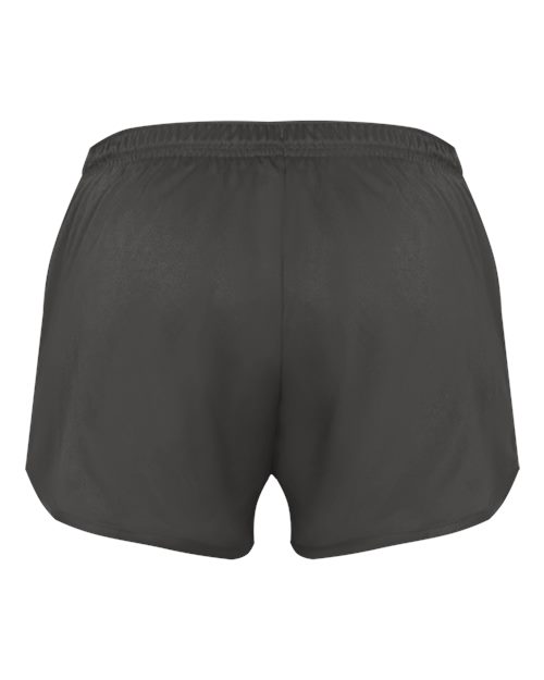 Alleson Athletic 7278 Women's B-Core Track Shorts - Graphite - back