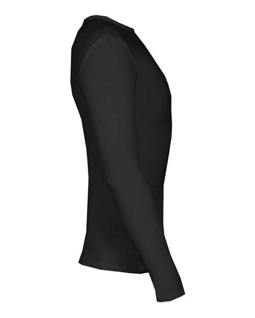 Badger 2605 Youth Pro-Compression Long Sleeve T-Shirt - Black - side