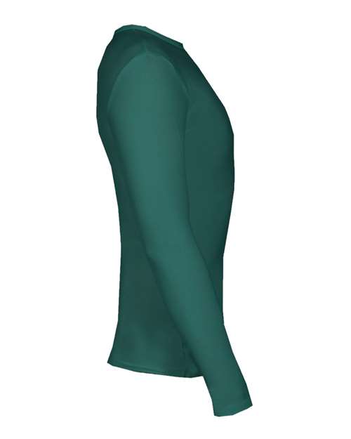 Badger 2605 Youth Pro-Compression Long Sleeve T-Shirt - Forest - side