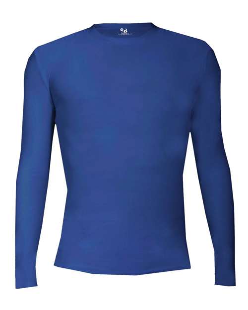 Badger 2605 Youth Pro-Compression Long Sleeve T-Shirt - Royal - front