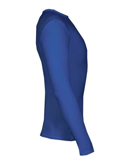Badger 2605 Youth Pro-Compression Long Sleeve T-Shirt - Royal - side