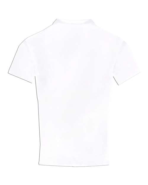 Badger 2621 Youth Pro-Compression T-Shirt - White - back