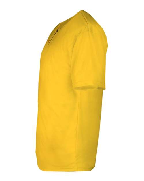 Alleson Athletic 2930 Youth B-Core Placket Jersey - Gold - side