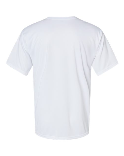 Alleson Athletic 7930 Men's B-Core Placket Jersey - White - back