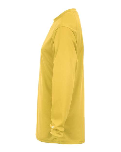 Badger 4104 Unisex B-Core Long Sleeve T-Shirt - Gold - side