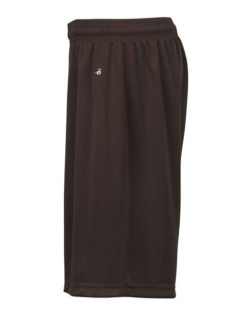 Badger 4107 Men's B-Core 7" Shorts - Brown - side