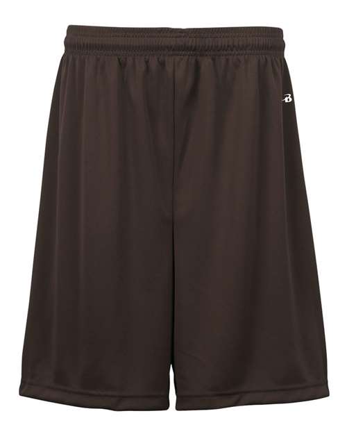 Badger 4109 Men's B-Core 9" Shorts - Brown - front