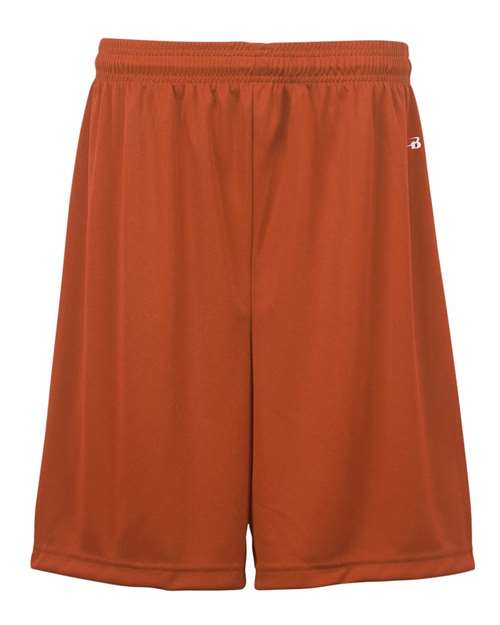 Badger 4109 Men's B-Core 9" Shorts - Burnt Orange - front