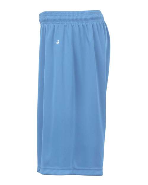 Badger 4109 Men's B-Core 9" Shorts - Columbia Blue - side