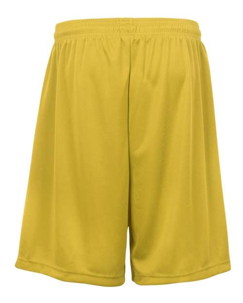 Badger 4109 Men's B-Core 9" Shorts - Gold - back