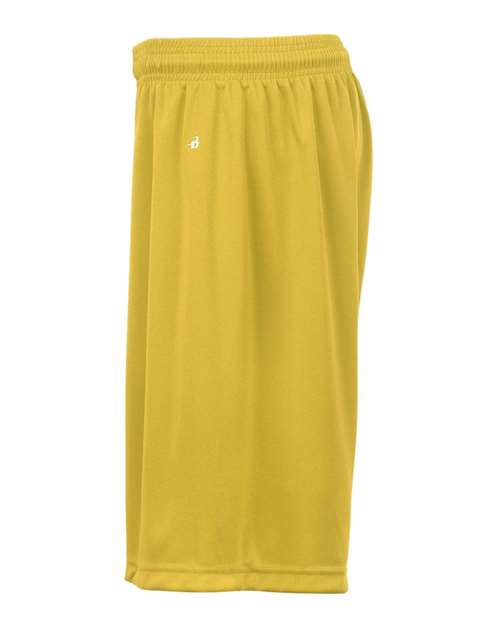 Badger 4109 Men's B-Core 9" Shorts - Gold - side