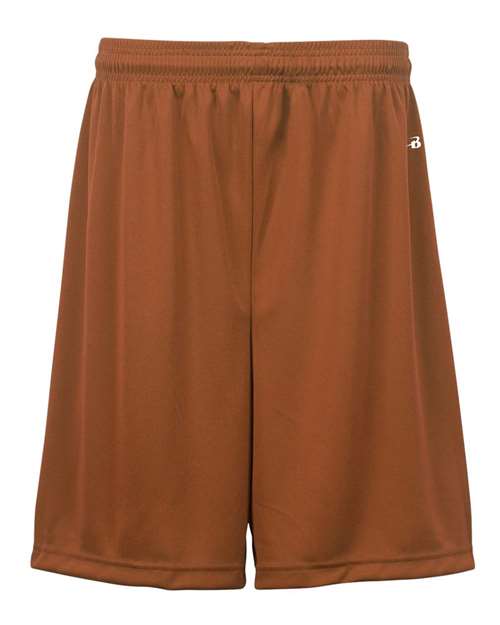 Badger 4109 Men's B-Core 9" Shorts - Texas Orange - front