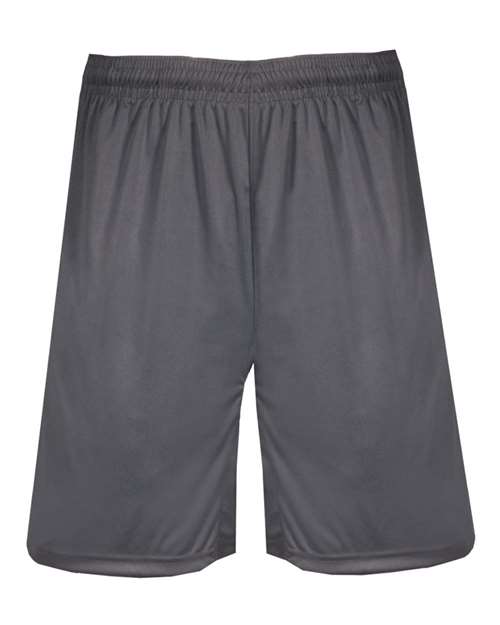 Badger 4110 Men's BT5 9" Inseam Trainer Shorts - Graphite - front