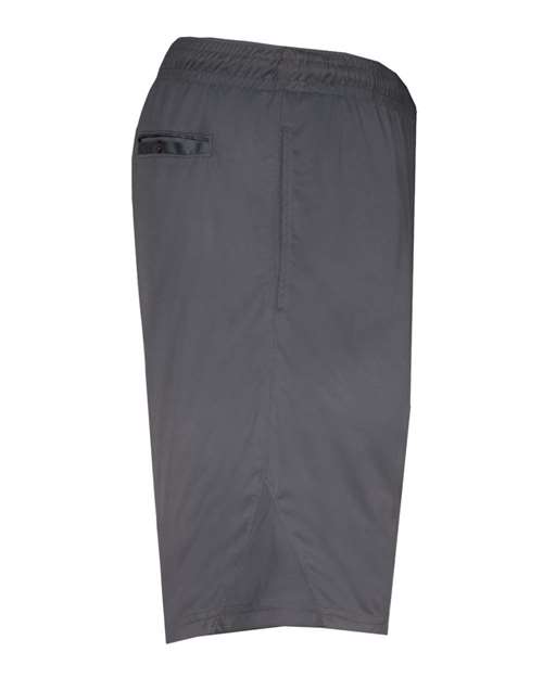 Badger 4110 Men's BT5 9" Inseam Trainer Shorts - Graphite - side