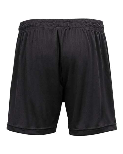 Badger 4116 Women's B-Core 5" Inseam Shorts - Black - back