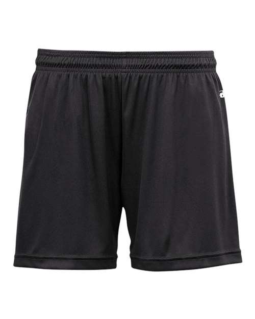 Badger 4116 Women's B-Core 5" Inseam Shorts - Black - front