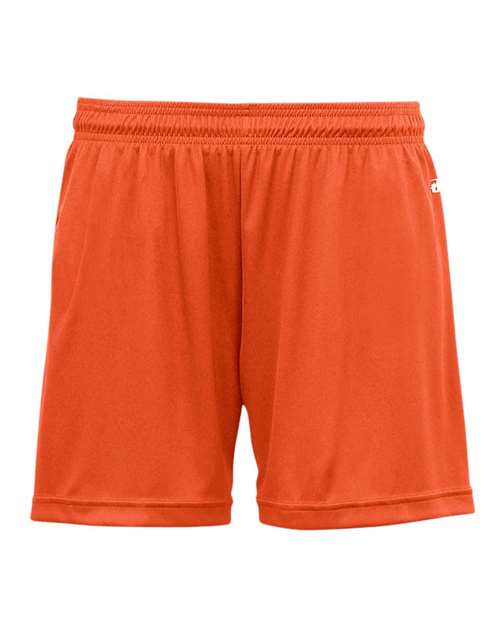 Badger 4116 Women's B-Core 5" Inseam Shorts - Burnt Orange - front